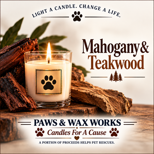 Mahogany Teakwood 13.5oz Candle